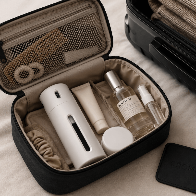 Dromeda™ Travel Dispenser | 4-in-1 Refillable Toiletry Bottle