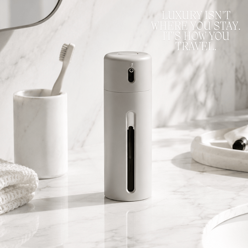 Dromeda™ Travel Dispenser | 4-in-1 Refillable Toiletry Bottle