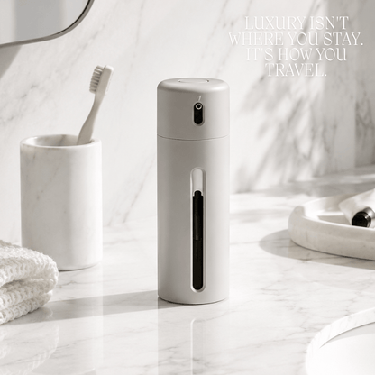 Dromeda™ Travel Dispenser | 4-in-1 Refillable Toiletry Bottle