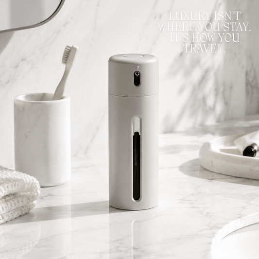 Dromeda™ Travel Dispenser | 4-in-1 Refillable Toiletry Bottle