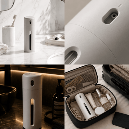 Dromeda™ Travel Dispenser | 4-in-1 Refillable Toiletry Bottle