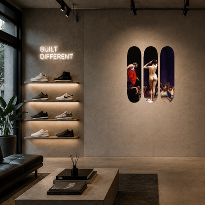 DROMEDA™  Gérôme's A Roman Slave Market | Skateboard Deck Triptych